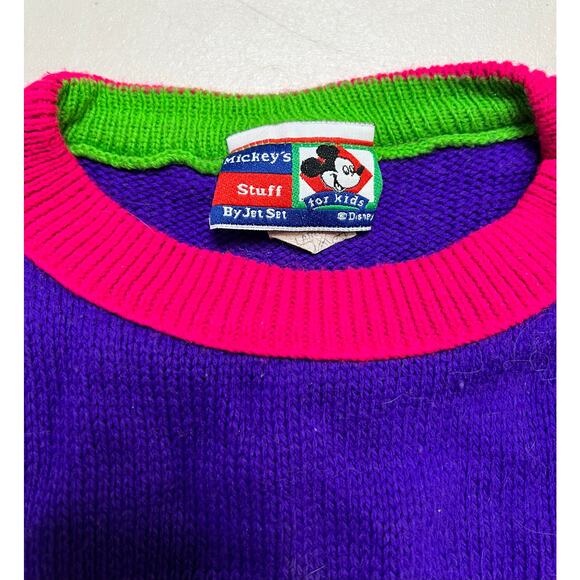 Vintage Disney Mickey's Stuff For Kids Sweater L 14 Minnie Sleep made in USA - Picture 2 of 8